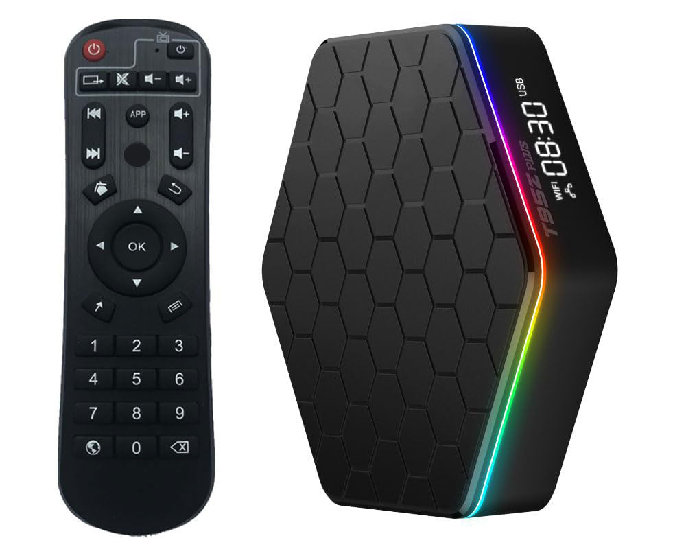 Android 12.0 T95Z Plus 4GB RAM 32GB / 64GB ROM Quad-Core WiFi 6 100M LAN 64Bit BT 5.0 H.265 UHD 6K